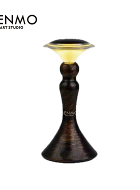 本墨 客厅茶几永生苔藓托盘台灯书籍组合摆件样板房展厅软装陈设