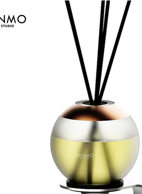 简约样板间香薰本墨水晶金属