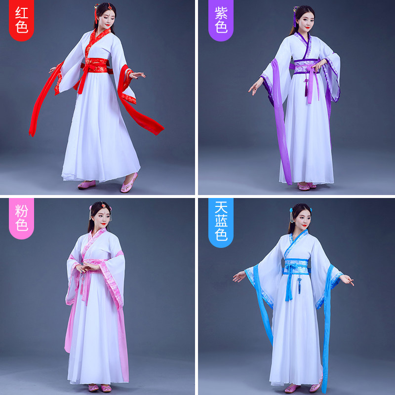 中国风夏季襦裙公主仙女服装汉服 nrh民族服装/舞台装