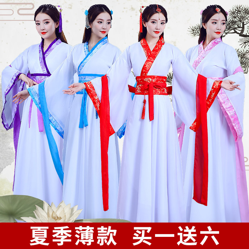 中国风夏季襦裙公主仙女服装汉服 nrh民族服装/舞台装