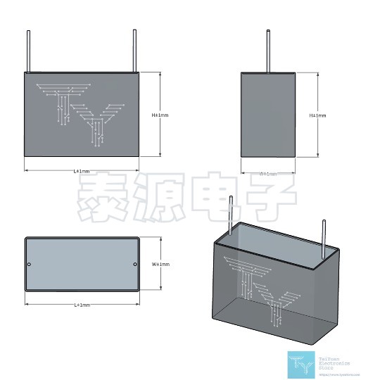 CBB61针脚1uf/2uf/2.5uf/3uf~8uf空调内机风扇450VAC插针电容器-图2