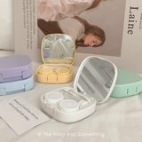 Невидимые очки, маленькая банка для хранения, зеркало, простой и элегантный дизайн