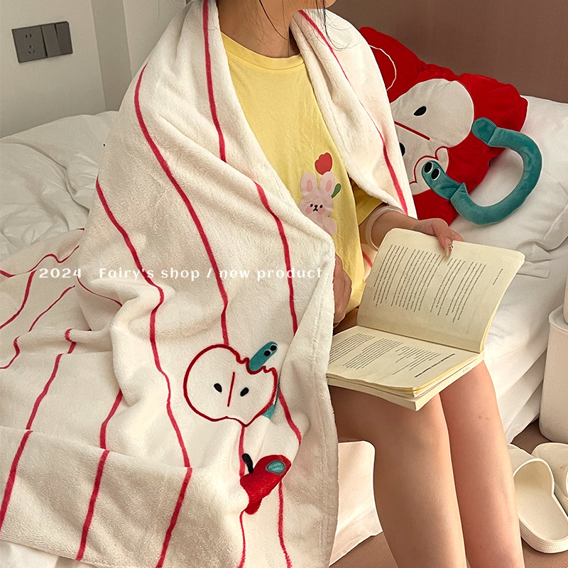 抱枕被子2025新款女办公室午睡枕头二合一两用车载珊瑚绒空调毯子,淘宝优惠券,粉丝福利购,淘宝优惠卷