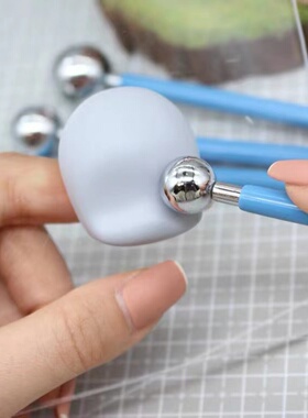 超轻粘土丸棒黏土工具套装软陶泥手办七本针纹理棒针压泥板擀泥棒