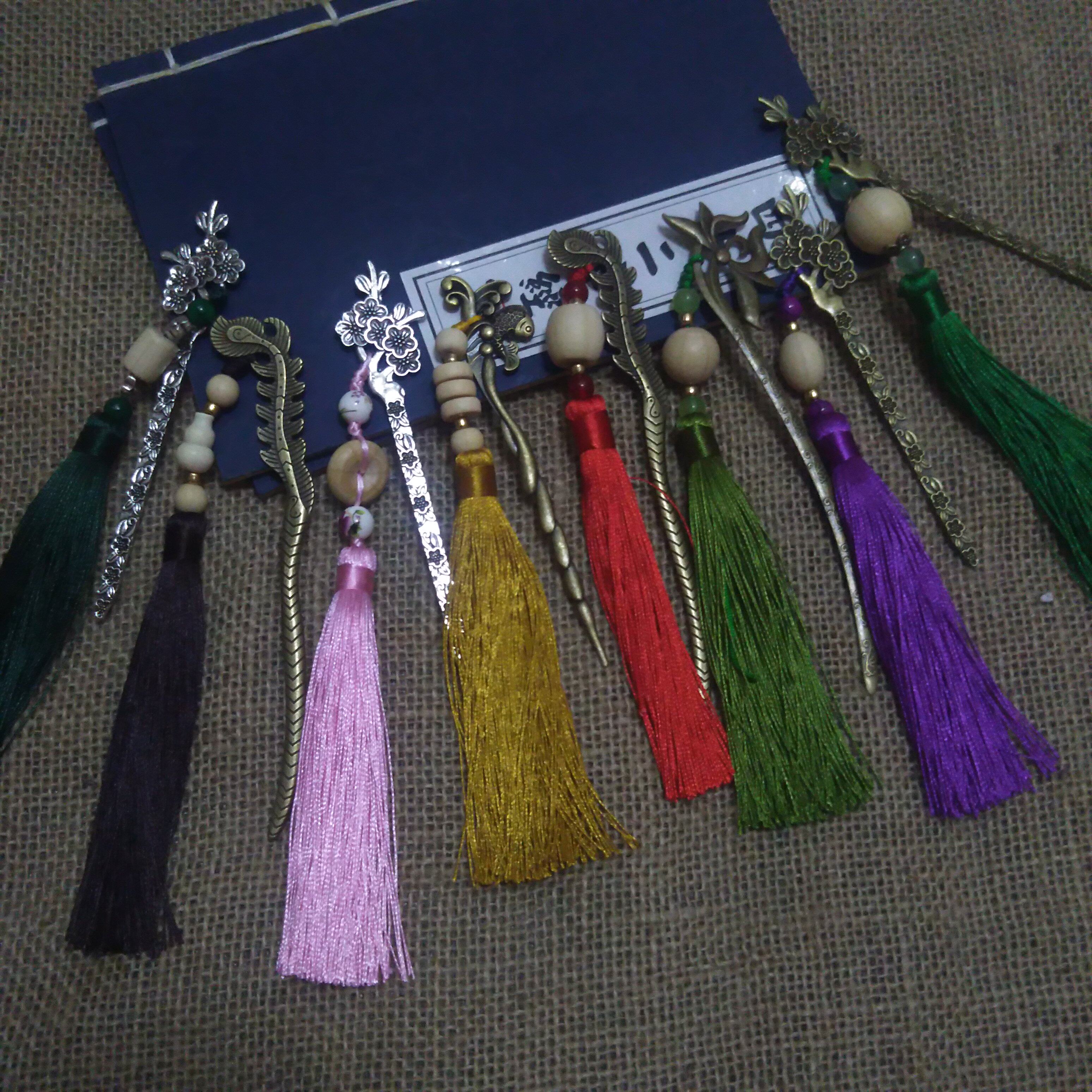 Chinese style metal bookmark antique style creative small gift