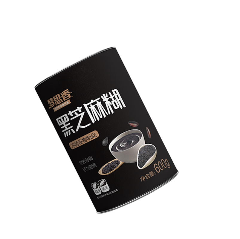 黑芝麻糊熟即食早餐食品五谷雜糧速食代餐粉罐裝飽腹谷物營養早餐_夢思香旗艦店_咖啡_麥片_沖飲