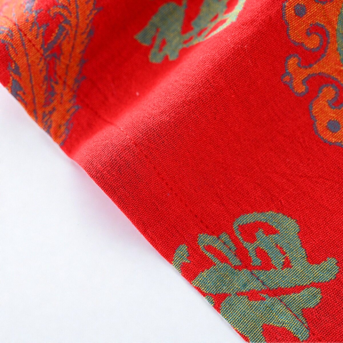 婴儿百福被子包单纯棉薄款初生大红抱被宝宝包巾出院包裹巾抱毯子