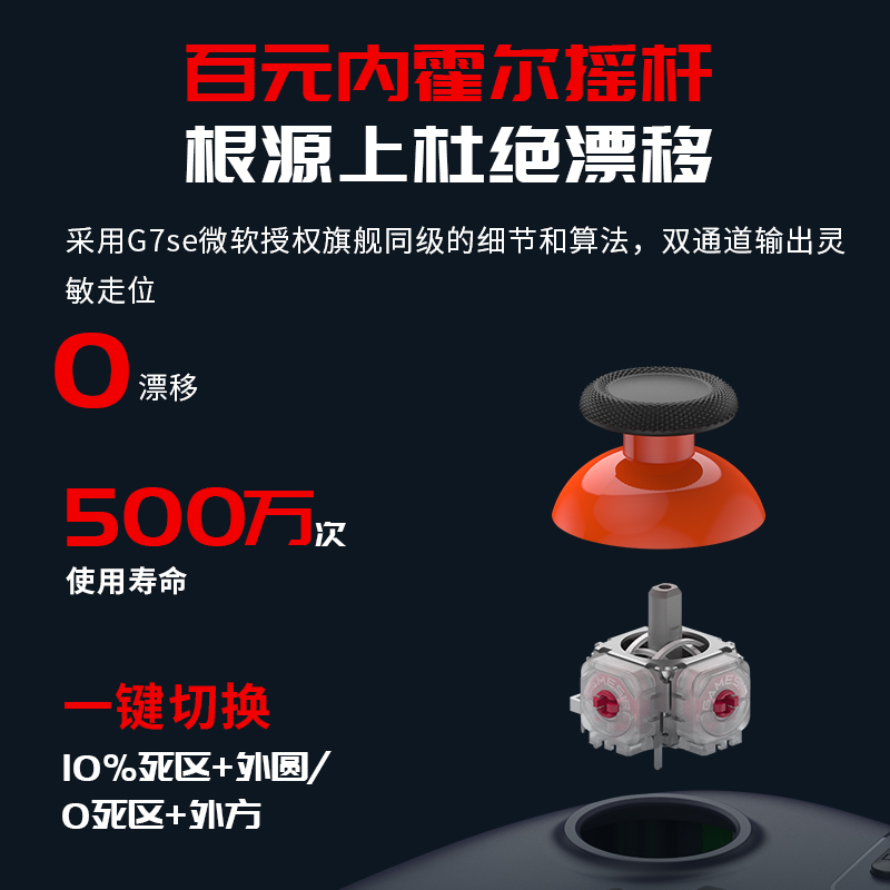 盖世小鸡启明星无线手柄游戏手柄pc电脑版steam霍尔摇杆有线xbox模式蓝牙手柄switch手柄安卓手机特斯拉原神-图0