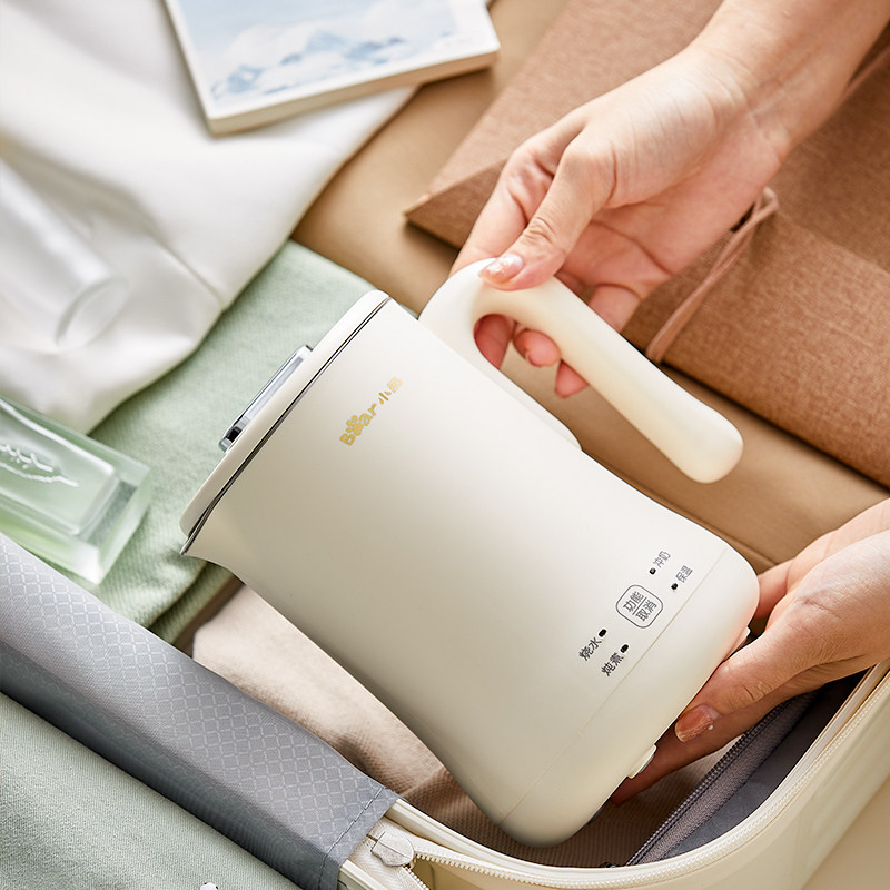 小熊电便携式旅行保温一体烧水杯 小熊电器电热水壶