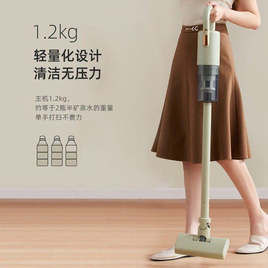 小熊无线吸尘器家用大吸力强力小型手持轻量除螨仪吸尘机多用猫毛