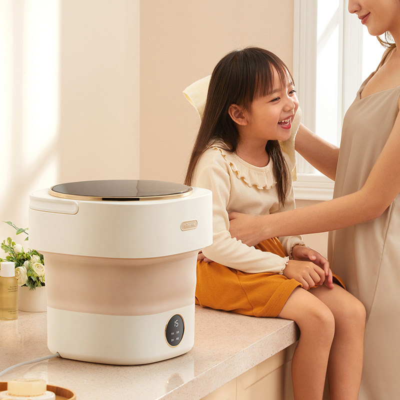 小熊折叠婴儿内裤内衣便携洗衣机 小熊电器洗衣机