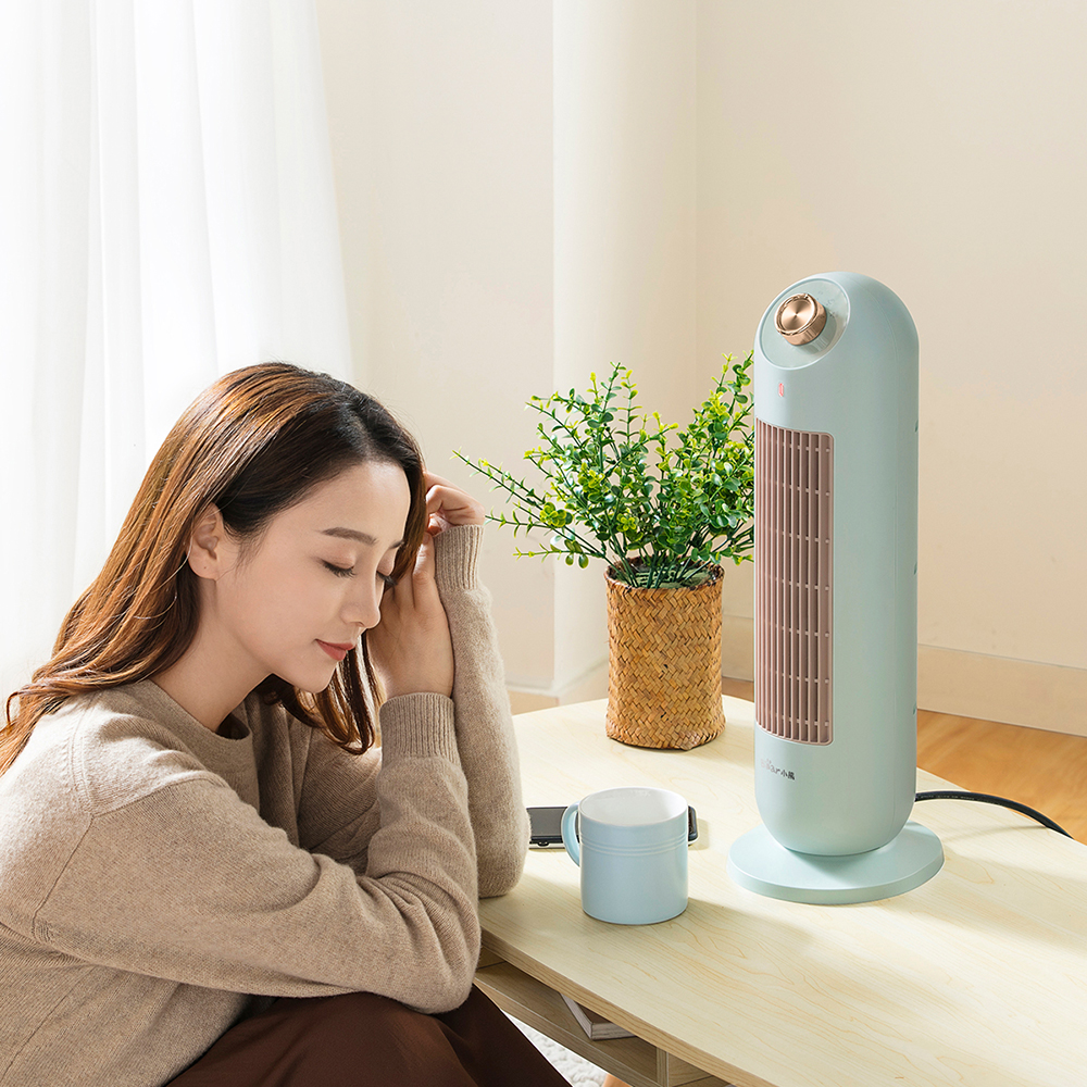 小熊取暖器家用暖风机立式热风机浴室电暖器气节能小型速热客厅多图0