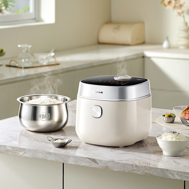 Titanium stainless steel 0-coated rice cooker