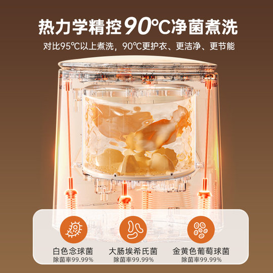 小熊迷你内衣内裤洗衣机专用全自动小型洗烘一体洗袜子机洗衣杯