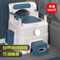 Elderly toilet pregnant women Toilet Portable Toilet Chair Home mobile Toilet Chairs Seniors Indoor night theorizer