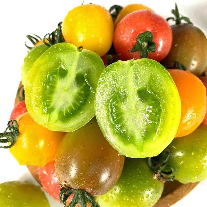 五彩圣女果新鲜1000g多色小番茄新鲜水果樱桃圣女果沙拉蔬菜食材,淘宝优惠券,粉丝福利购,淘宝优惠卷