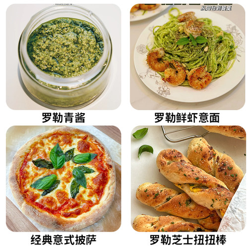 新鲜甜罗勒叶食用披萨草调味调料泰式香料菜青酱食材非九层塔蔬菜 - 图2