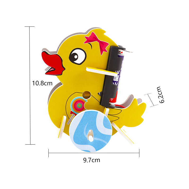 科学实验儿童摇摆小黄鸭自制科技小制作发明小学生手工diy器材料 - 图2