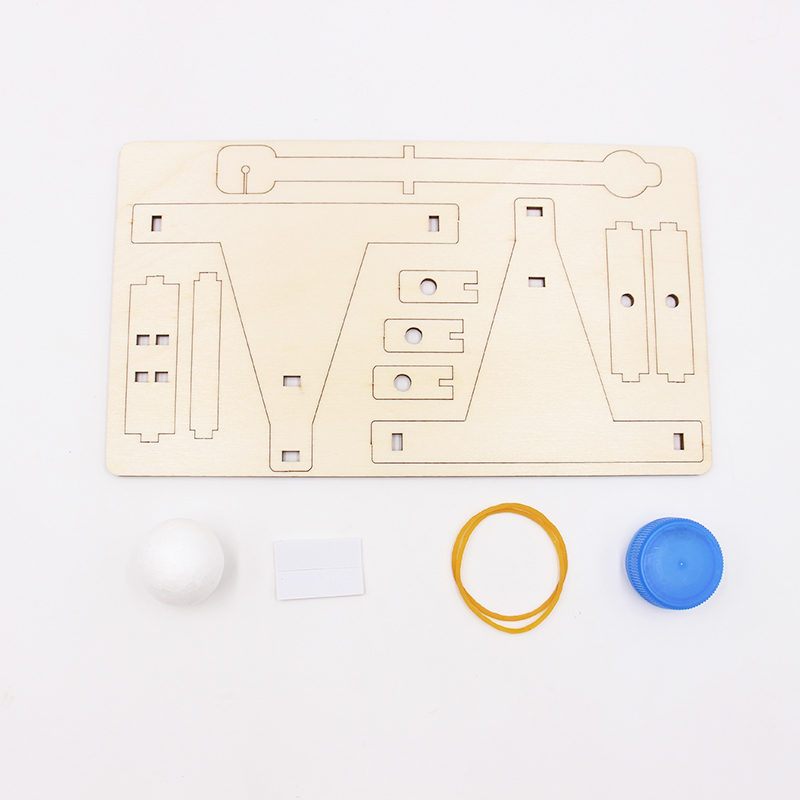 木制投石机科技小制作小发明diy投石器手工stem科学实验器材料包 - 图0