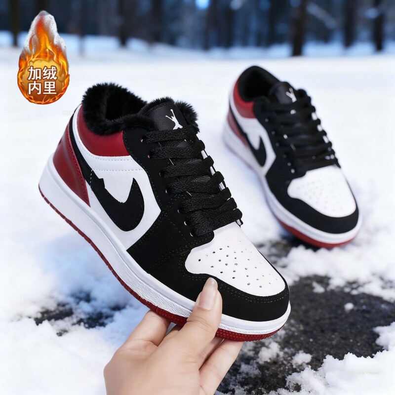 aj男鞋莆田倒钩冬季棉鞋dunk三太子敖丙鞋学生儿童加绒板鞋男女鞋,淘宝优惠券,粉丝福利购,淘宝优惠卷