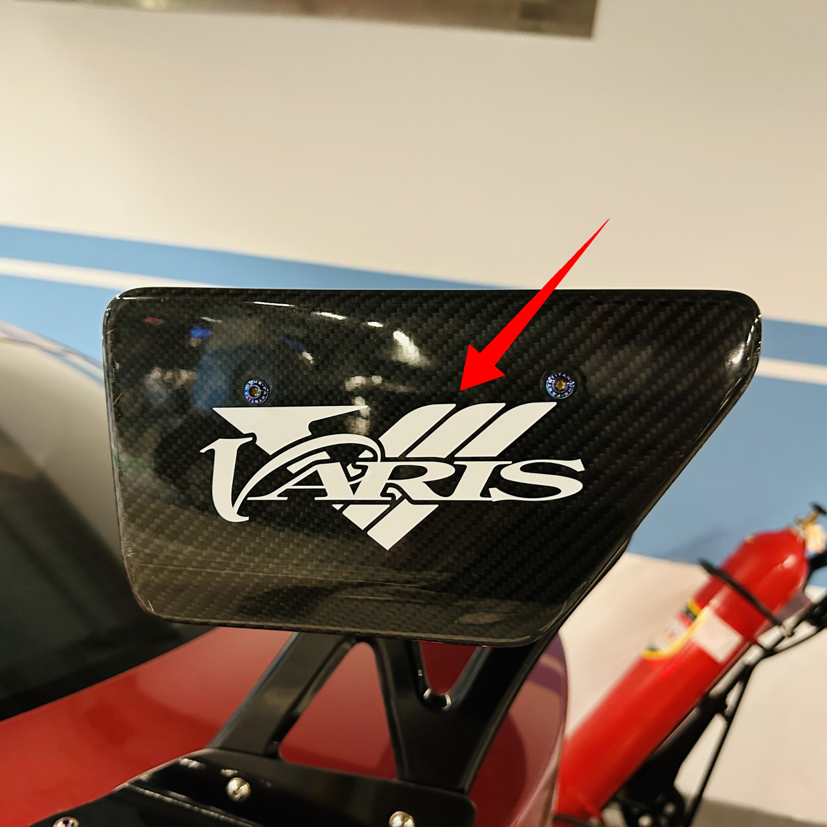 适用于autodream Varis sticker decal碳纤维尾翼套件改装车贴纸