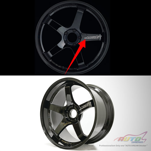 ADVAN racing GT sticker decal ADVAN GT轮毂改装车贴纸车贴花 - 图1