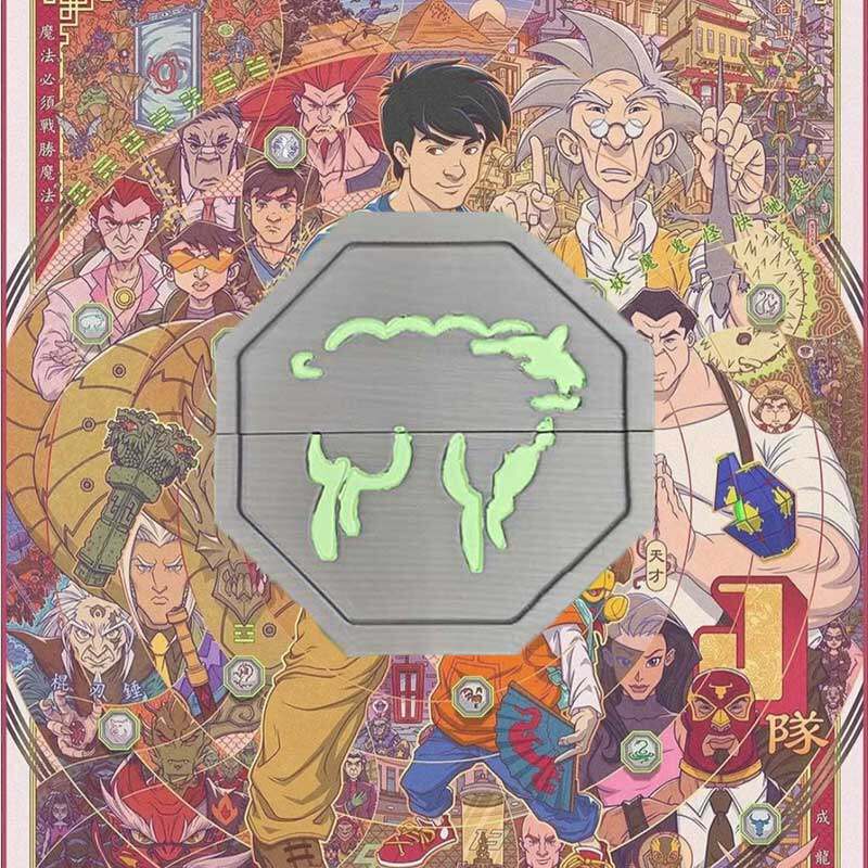 成龙历险记全动员适用于弱水时砂openfree夹耳式蓝牙耳机保护套Roseselsa open free耳机壳可爱卡通创意男女 - 图0