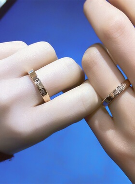 满天星戒指CalvinKlein时尚情侣