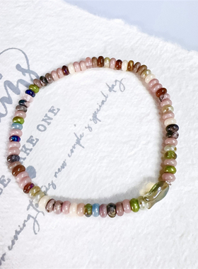 小红薯爆款甜鱼仔手工串珠捷克珠手链高颜值学生党绝美甜妹高颜值