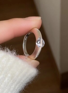 日系cherrykokos925银宇宙恒星尾戒闪耀银戒指高级感小众设计感