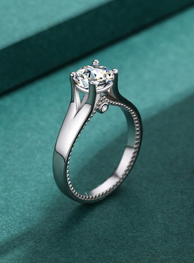 法国chrry koops925银镶嵌锆石戒指轻奢仿真钻时尚百搭指环