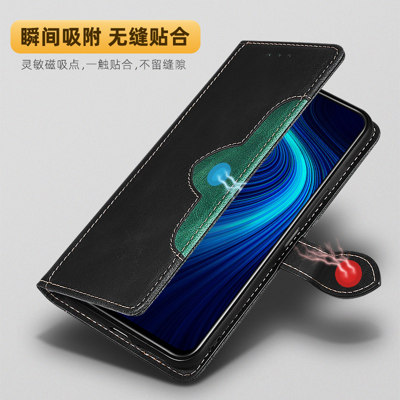 适用于华为荣耀x10手机壳翻盖式皮套honor9x全包防摔9xpro双面皮套保护10xlite创意磁吸商务TEL-AN00男女耐脏