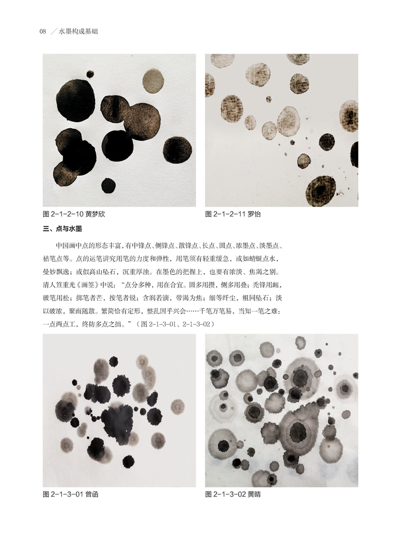 水墨构成基础  大专院校 美术培训机构 学习中国画 水墨画 专业教材教程资料 - 图2