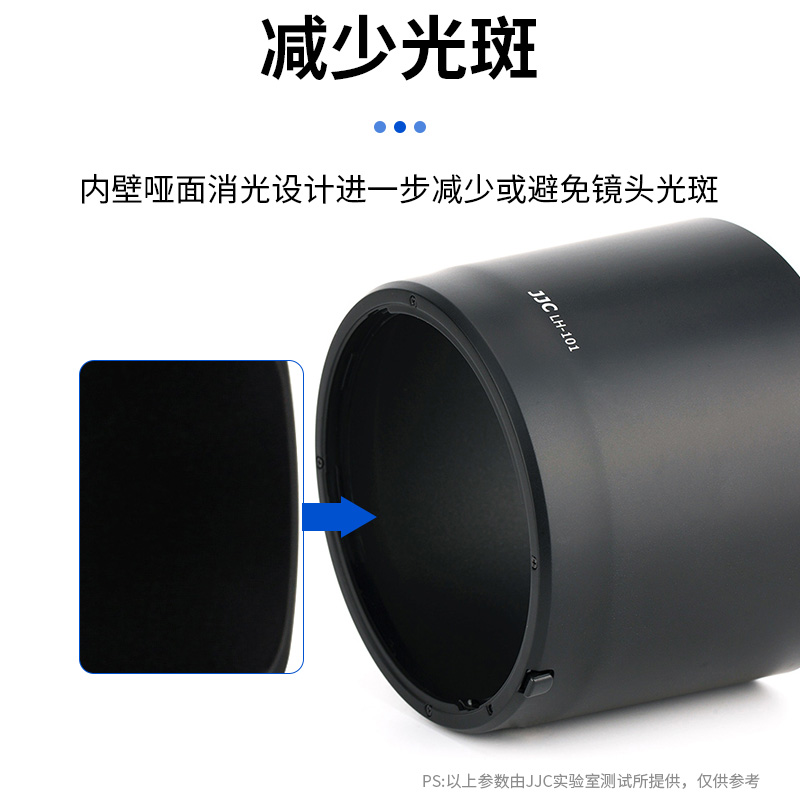 JJC 适用于佳能ET-101遮光罩 RF 800mm f/11 IS STM/RF 200-800mm镜头EOS R62 R5 R6 R7 R10 R50 R8微单相机 - 图2