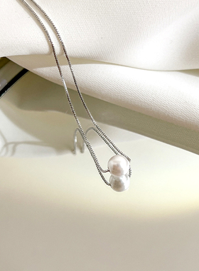 百搭珍珠款项链轻奢气质