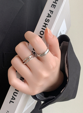 小众设计冷淡风戒指套装