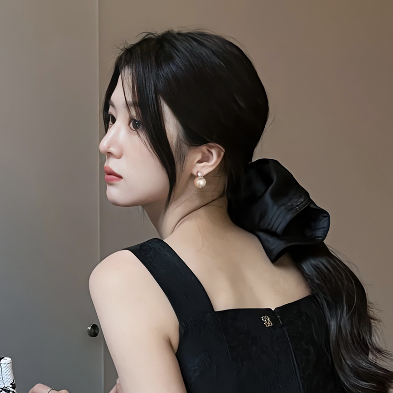 法式复古珍珠款耳环女轻奢时尚高级感耳钉小香风气质简约百搭耳饰 - 图2