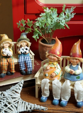 花园别墅庭院客厅娃娃吊脚装饰