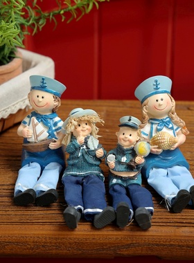 可爱礼物家居装饰地中海娃娃摆件