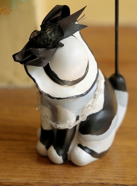 创意小猫咪首饰架摆件