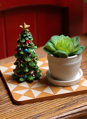 美式乡村欧式轻奢桌面装饰垫板