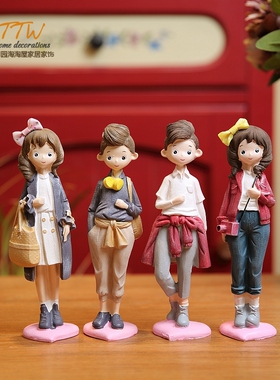 阳光活力绿色系列婚庆树脂摆件