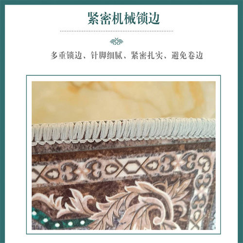 客厅地毯茶几毯卧室轻奢地毯家用欧式美式地毯简约现代大面积定制 - 图2