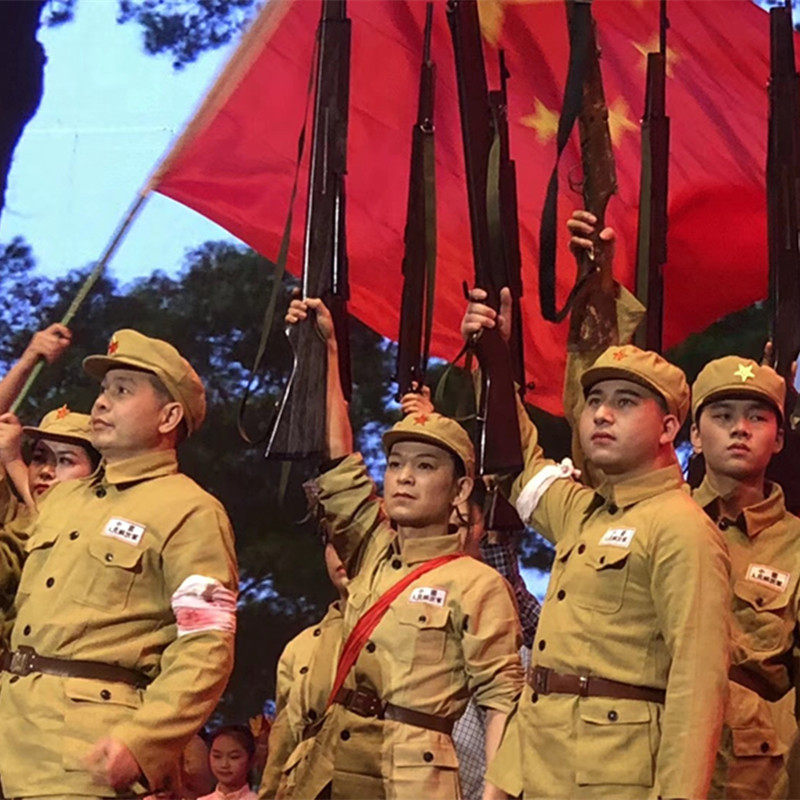 50式抗美援朝服装中国人民解放志愿军演出服列宁抗战服长津湖同款_虎窝淘