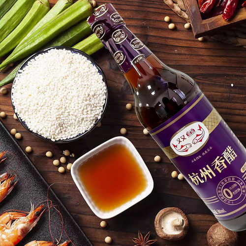 双鱼杭州香醋500ml纯手工食醋养生醋烹饪点蘸香醋饺子醋2瓶装包邮 - 图2