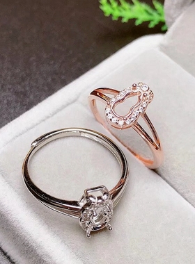 女s925原创设计葫芦戒指异形