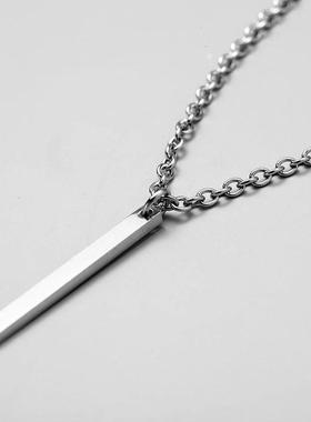 Men Necklace Stainless steel Necklace Women Men Simple Long