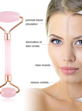 2pcs/set Face Spa Massager Neck Roller Gua Sha Scraper Board