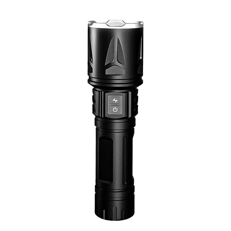 超亮强光充电小型户外便携激光灯 kfan手电筒