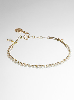 EPISSAGE宝石编织手链精致手链